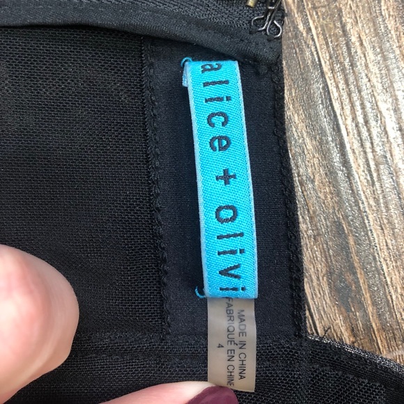 Alice and Oliva bronze dress. - Picture 6 of 7